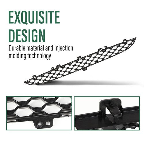 Solid Spare New Fit For 2014 2015 2016 2017 Jaguar F-Type T2R2860 Front Bumper Lower Grille