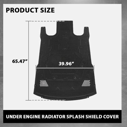 Solid Spare Fit For 2010-2016 Porsche Panamera Engine Splash Shield Under Cover 97050411705
