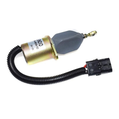 Solid Spare New 12V Stop Solenoid for Gehl Skid Steer Loader SL4625 4625SX 4625DX Kubota