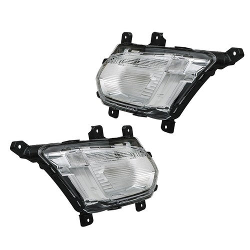 Solid Spare Fog Lights Assembly For Chevy Equinox L LT LS 16-17 LH+RH Front Daytime Running