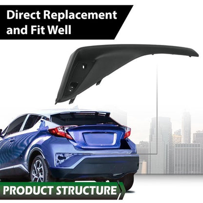 Solid Spare Rear Bumper Face Bar Filler Fit For 2018-2022 Toyota C-HR Left Driver Side