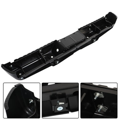Solid Spare Car Metal Rear Bumper Compatible For 08-16 Ford F-250 F-350 F-450 Super Duty NEW