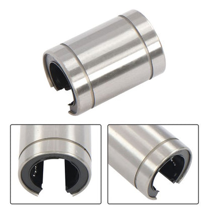 Solid Spare 4Pcs LM30UUOP Linear Ball Bearings Open Type 30mm × 45mm × 64mm Linear Bearing