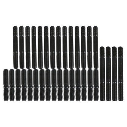 Solid Spare For Chevrolet SBC 265 267 283 302 350 Black Cylinder Head Studs w/Small Block