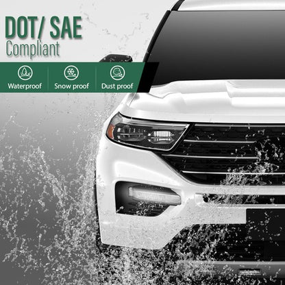 Solid Spare Fit For 20-24 Ford Explorer Front Bumper LED Fog Light Driving Lamp Right Side