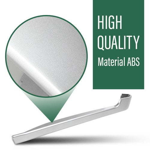 Solid Spare Fit For 13-22 Land Rover Range Rover Rear Bumper Side Cladding Silver Trim Left