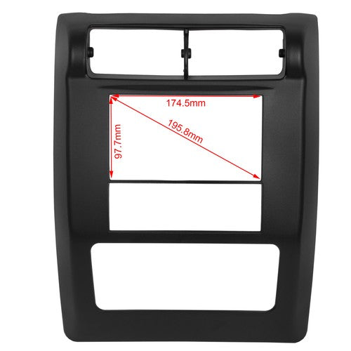 Solid Spare Double Din Dash Kit For 2003-2006 04 Jeep Wrangler TJ Radio Stereo Install Bezel