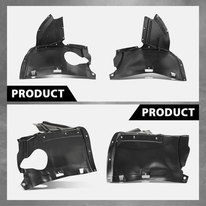 Solid Spare Fit For 06-08 Audi A3 Front Left+Right Front Section Fender Liner Splash Shield