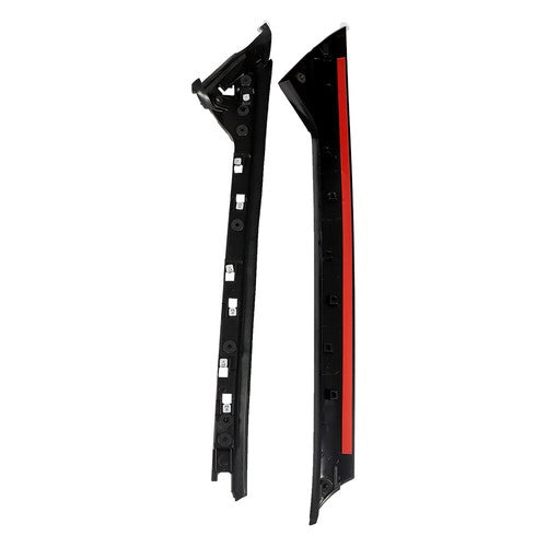 Solid Spare 2pcs A-Pillar Molding Trim AIRMAN Right Side Windshield For Ford Exploer 11-19