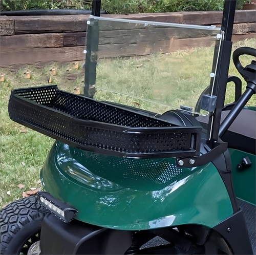 Solid Spare For 2008+ EZGO RXV Golf Cart Front Clay Basket Storage Cargo W/ Mounting Bracket