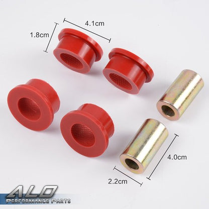 Solid Spare Fit For 08-10 Subaru Impreza WRX Rear Lower Control Arm Bushing Kit Red