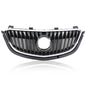 Solid Spare Fit For 2016-2018 Buick Envision Black Front Bumper Upper Grille w/ Chrome Trim