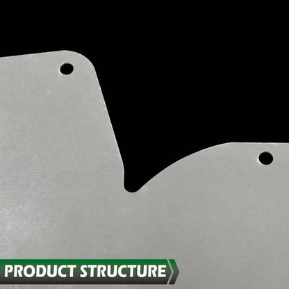Solid Spare Fit For 68-82 Chevy Corvette A/C and Heater Delete Panel Plate New
