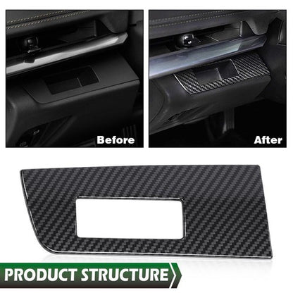 Solid Spare Fit For 20-23 Chevy Corvette C8 Carbon Look Heads Up Display Panel Cover Trim