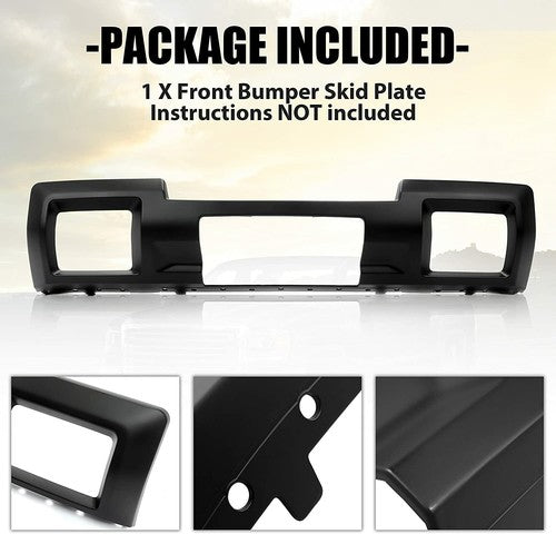 Solid Spare Bumper Skid Plate Panel For 2015 16 17 18 2019 GMC Sierra 2500/3500HD GM1053104C