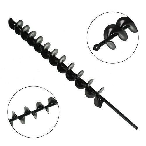 Solid Spare 2" x24" Garden Plant Flower Bulb Auger Rapid Planter For 3/8in Hex Drive Drill