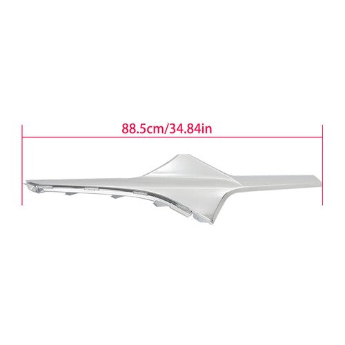 Solid Spare Fit For Chevrolet Blazer 19-21 Chrome Front Left Right Side Grille Molding Trim