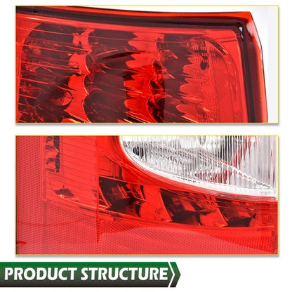 Solid Spare LED Tail Lights Brake Lamps Left+Right Fit For 2011-2016 Chrysler Town & Country