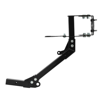 Solid Spare Black Steel Hitch Mounted Spare Tire Carrier For 2014-2025 Kawasaki Teryx4 800
