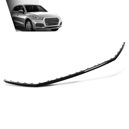 Solid Spare Fit For 2018-2020 Audi SQ5 Q5 Front Bumper Cover Molding Trim Impact Strip Black