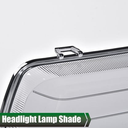 Solid Spare Fit For 1999-2002 Chevy Silverado 1500 2500 3500 Headlight Lens Cover Pair
