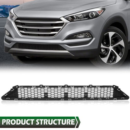 Solid Spare Fit For 2016-2018 Hyundai Tucson Front Bumper Lower Grille Grill 86561D3000