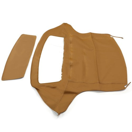 Solid Spare For BMW Z3 1996-2002 Tan Convertible Soft Top Replacement w/Plastic Window