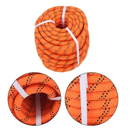 Solid Spare 3/4 in X120' 48 Stranded Braided Rope Breaking Strength 8626 Pounds Orange Black
