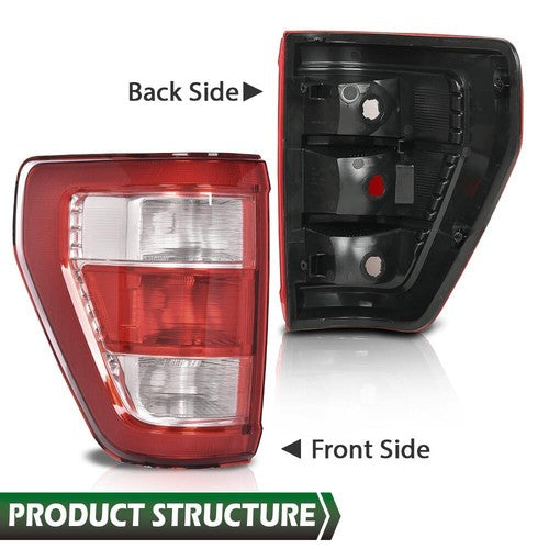 Solid Spare Fit For 2021-2023 Ford F150 XL w/o Blind Spot TaiL Light Brake Lamp Left Side