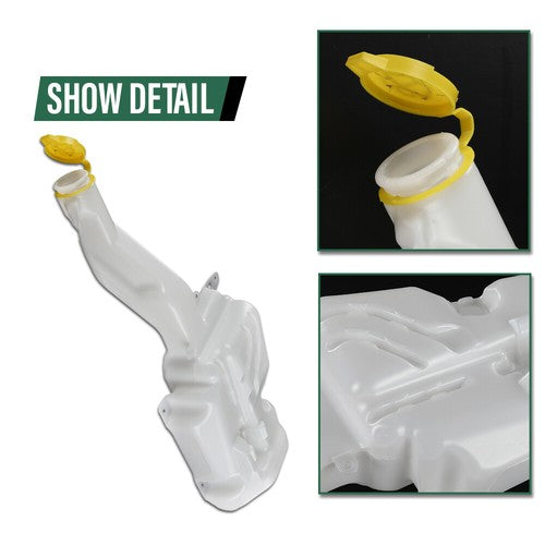 Solid Spare Fit For 2019-2023 Jeep Cherokee 68406291AA-PFM Washer Reservoir Windshield Tank