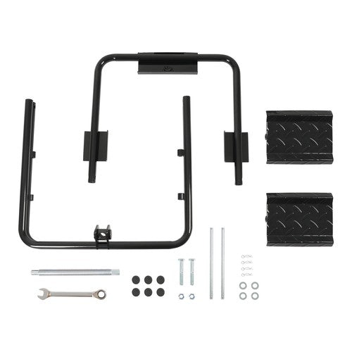 Solid Spare Black Tire Leveler For Light RV Trailers Tire Booster Tire Locking Chock #28050