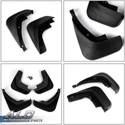 Solid Spare Fit For 2006-2010 Audi A6(C6) Sedan Front+Rear Mud Flap Splash Guard Mudguard