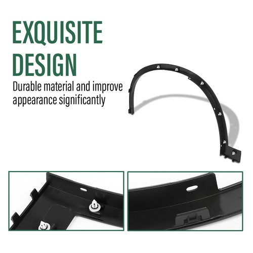 Solid Spare Front Right Side Fender Flare Wheel Arch Molding Fit For 2016-2022 BMW X1