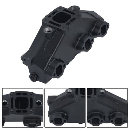 Solid Spare 2× Exhaust Manifold For MerCruiser GM V6 1985-2002 175 185 205 262 4.3L 99746A17