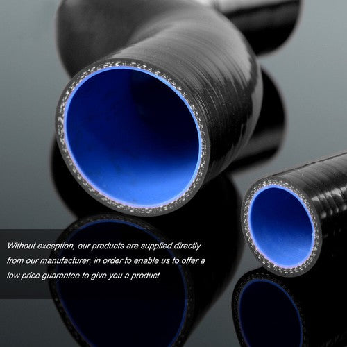 Solid Spare Fit For 51mm-63mm Straight Reducer Silicone Turbo Coupler Black Hose