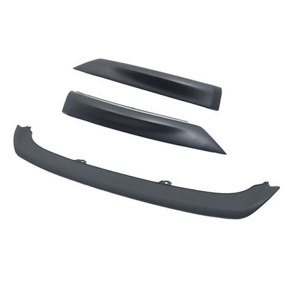Solid Spare Front Bumper Upper+Lower Grill&Fog Light Set&Trim Set For Ford Focus 2015-2018