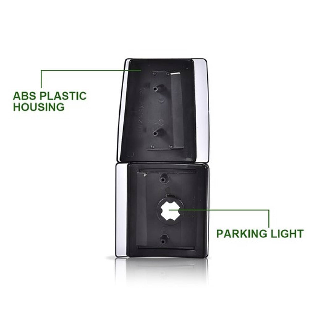 Solid Spare Fit For 1994-1998 Chevy C10 C/K Silverado Pickup Smoked Corner Turn Signal Light