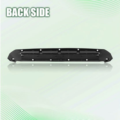 Front Upper Hood Bulge Molding Trim Matte Black For Toyota Tundra 2014-2021