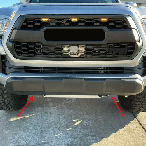 Solid Spare For Toyota Tacoma 2016-2022 Front Lower Bumper Valance Panel Skid Plate Black