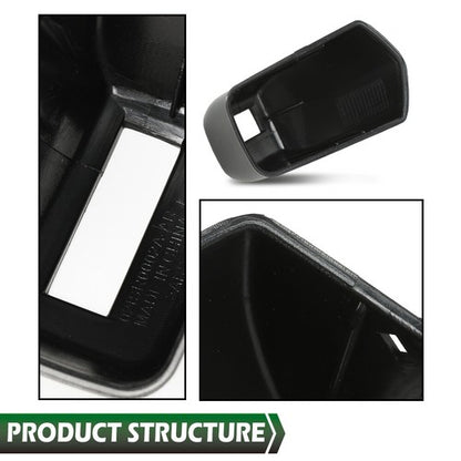 Solid Spare Fit For 1967-1972 A-Body Front Bench / Bucket Seat Plastic Belt Retractor Covers