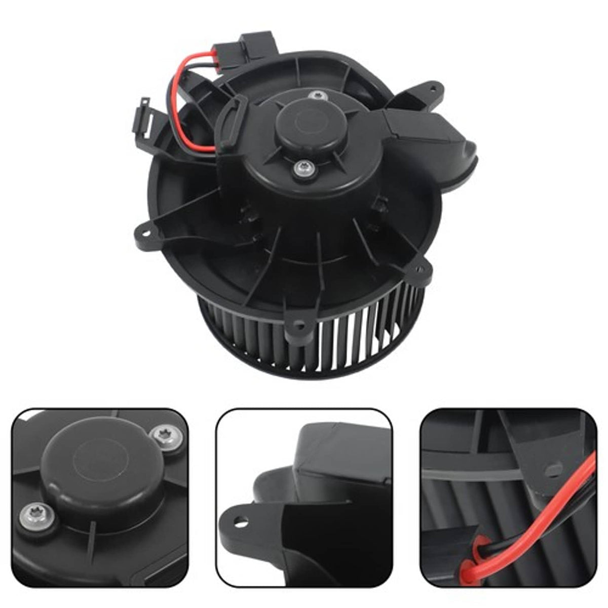 Solid Spare FR3Z19805A HVAC Heater Blower Motor for Ford Mustang 2015 2016 2017-2020 Front