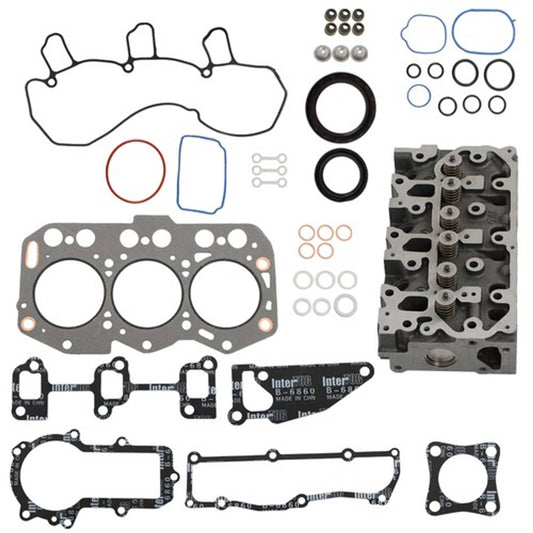 Solid Spare Fits For Yanmar 3TNV76 Engine Complete Cylinder Head & Gasket Set