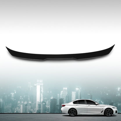 Solid Spare Rear Trunk Spoiler Wing Fit For 2017-2023 BMW 5-Series G30 F90 M5 Gloss Black
