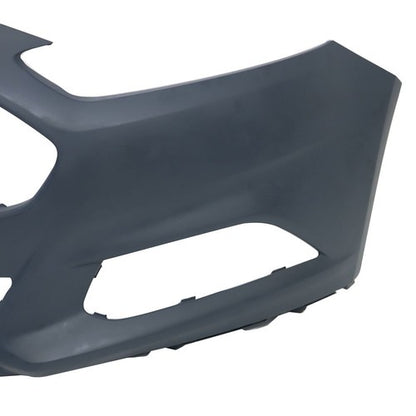 Solid Spare For 2013 2014 2015 2016 Ford Fusion Plastic Sedan Primed Front Bumper Cover