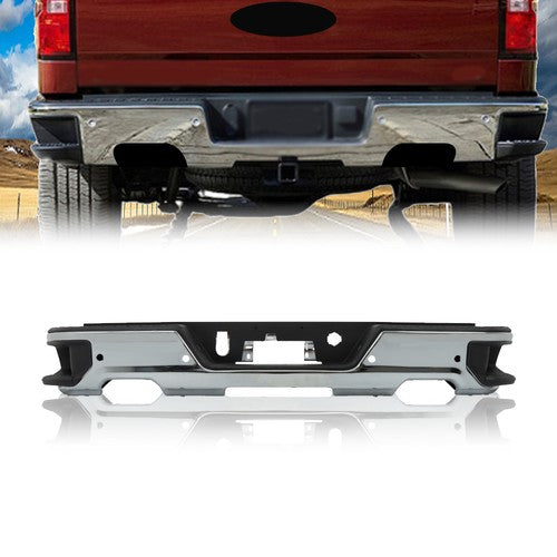 Solid Spare W/ Vent And Sensor Hole Auto Rear Bumper Metal For Chevrolet 2019-2023 &GMC NEW