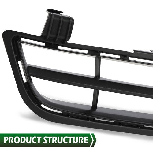 Solid Spare GM1036149 Fit For 2013 Chevrolet Malibu Front Bumper Lower Grille Grill Black