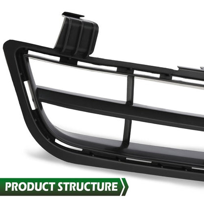 Solid Spare GM1036149 Fit For 2013 Chevrolet Malibu Front Bumper Lower Grille Grill Black
