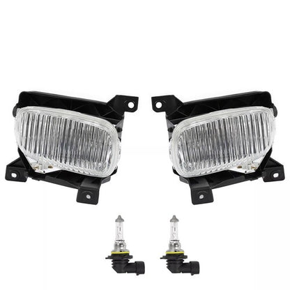 Solid Spare Front Fog Driving Lights Clear Lens w/ Bulbs For Toyota Tundra 2000-2006 LH＆RH