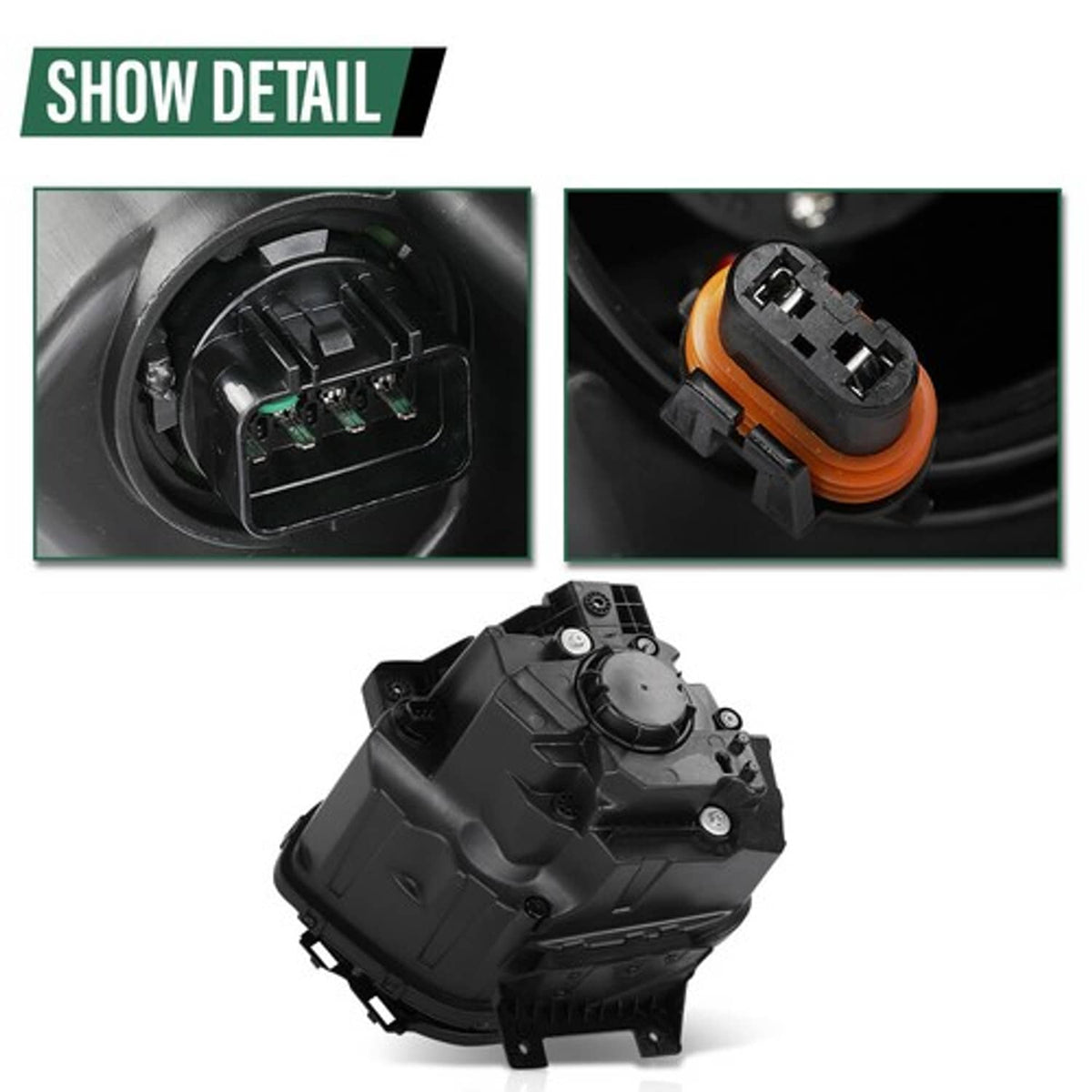 Solid Spare Fit For 2020 2021 2022 Kia Soul EX Model Halogen Projector Headlight Right Side