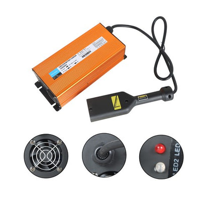 Solid Spare 36V 14A Golf Cart Battery Charger "D" Style Plug For EZGO Yamaha Golf Cart